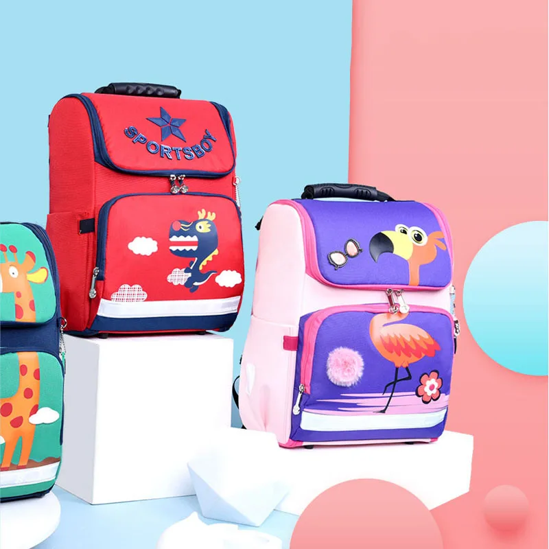 Рюкзак для мальчиков и девочек KOKOCAT детский портфель с мультяшным единорогом