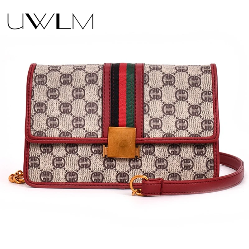 

Luxury Bags Women Designer PU leather women messenger bags Flroal Handbag Panelled Party Chain Shoulder Crossbody Bags Wallets