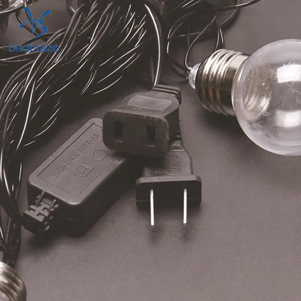 Baoblaze высокое качество 20LED Глобусы шарика Фея свет шнура Декор для дома и сада теплый белый для Свадебная вечеринка Рождество Декор