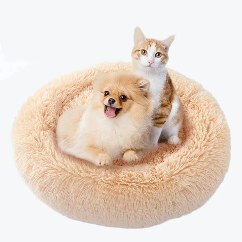 

Round Warm Winter Cats Sleeper Nest Beds Dogs Pet Rest Sofa Kennel Cats Play Mattress Deep Mat Non-slip Funny Cattery Cushion