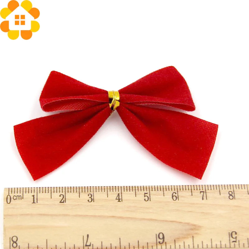 12 шт. новогодние банты красные золотые и серебряные|bow diy|christmas bowschristmas party decoration |