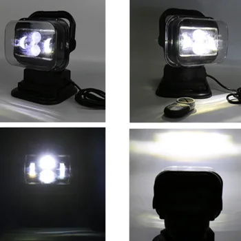 

super bright Off road,trucks,ATV,SUV,4x4,vehicle car,4WD 12V 24V 6000k 7inch spot light 4D Remote Control Led Search Light 60W