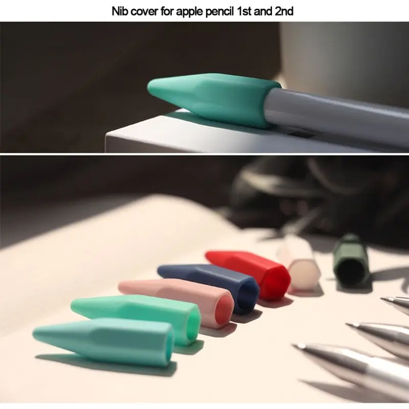 Мягкий силиконовый наконечник Nib Защитная крышка чехол для iPad Pro 9,7 10,5 12,9 Apple Pencil 1st 2nd