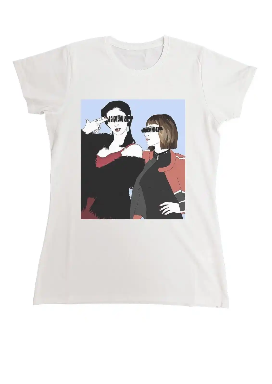 T Shirt Maglietta La Casa De Papel La Casa Di Carta Tokyo Nairobi Donna Uomo Summer Tops Tees T Shirt Top Tee