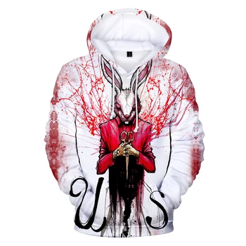 

New US 3D print Hoodie Long Sleeve Couple the film Harajuku Men Women Spring Autumn Couple Leisure Hoodies Boy/Girl Sweatshirt
