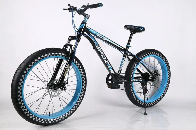 Sale Original X-Front Brand Snowmobile 7,21,24,27 Speed 26" 4 Fat Tire MTB Mountain Bike gear reduction Beach bicycle bicicleta 12 Sale Original X-Front Brand Snowmobile 7,21,24,27 Speed 26" 4 Fat Tire MTB Mountain Bike gear reduction Beach bicycle bicicleta 12