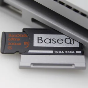 350A оригинальный BASEQI алюминиевый MiniDrive адаптер карты Micro SD для microsoft Surface Book 13,5 ''/Surface book2 13,5 дюйма - изображение