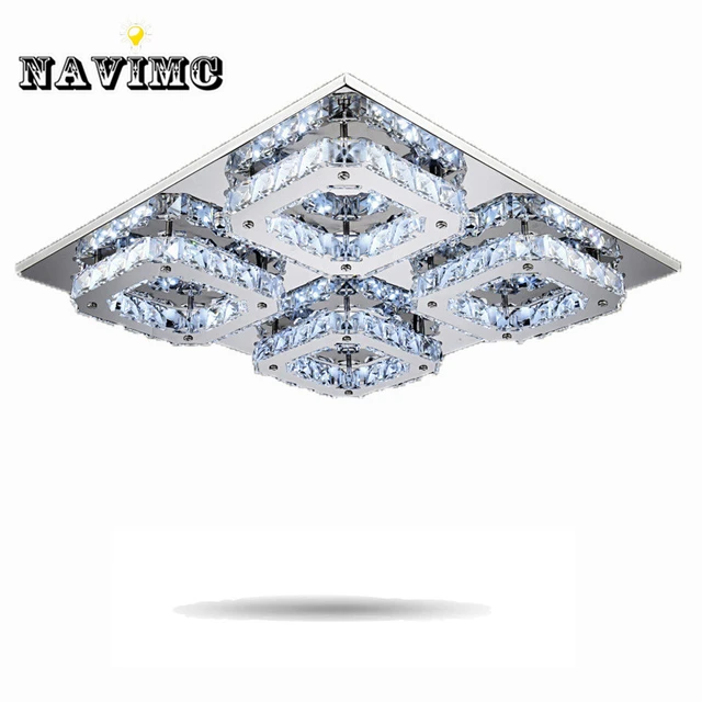 New Square LED Crystal Light Ceiling Lighting Fixture Surface Mounted Crystal LED Lamp for Hallway Aisle Corridor Fast Shipping New Square LED Crystal Light Ceiling Lighting Fixture Surface Mounted Crystal LED Lamp for Hallway Aisle Corridor Fast Shipping
