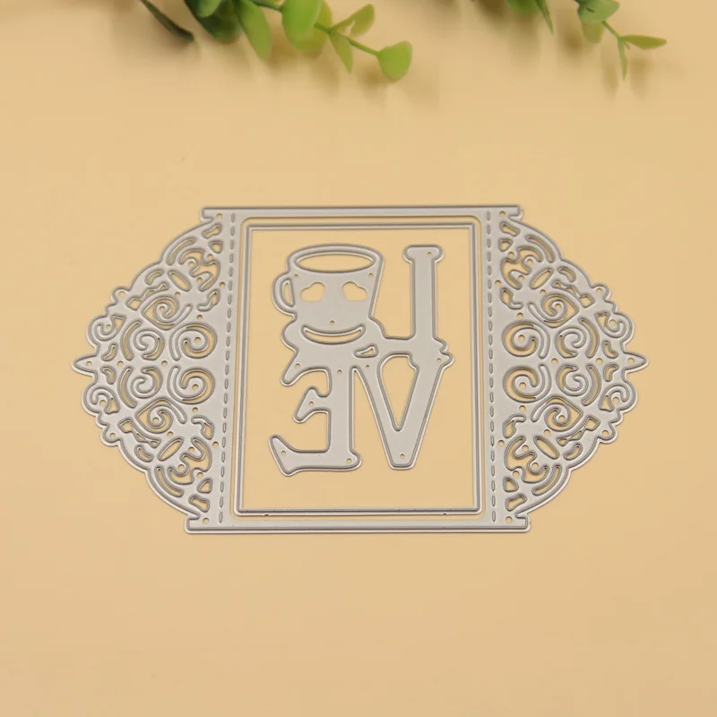  KLJUYP Invitation Card Metal Cutting Dies Stencils for DIY Scrapbooking/photo album Decorative Embo