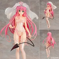 10 "To Love Ru аниме Лала Satalin Deviluke белье свадебное платье коробку 26 см ПВХ фигурку Модель игрушки куклы подарок