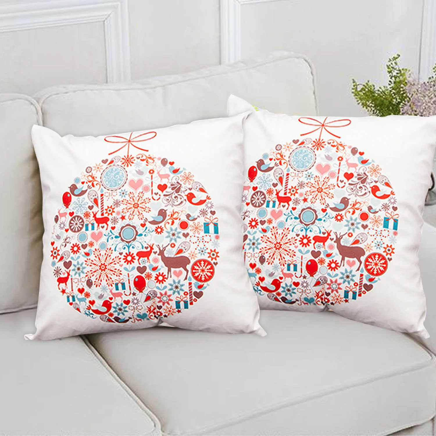 Behogar عيد ميلاد سعيد قصيرة أفخم غطاء مسند كنبة مربّع حالة وسادة المخدة لعيد الميلاد حزب المنزل كنبة مكتب الديكور