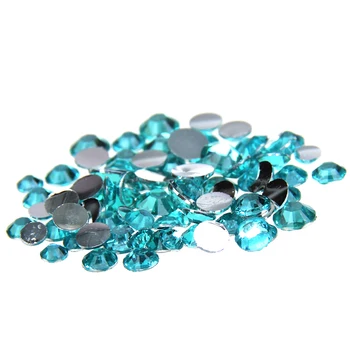 

SMART COLOR 2-6mm Aquamarine Resin Rhinestones Non Hotfix Glitter Beauty Beads For Nails Art Backpack DIY Design Decorations
