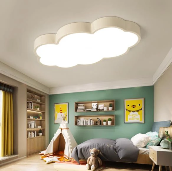 Plafonnier Led blanc en forme de nuage, luminaire décoratif et créatif,  idéal pour une salle à manger, une chambre d'enfant ou un salon - AliExpress