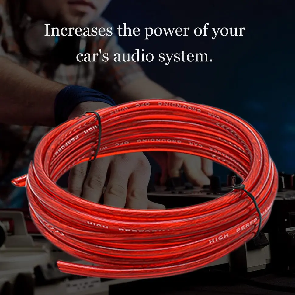 Дешевый 10 шт. Car Audio Cable Kit провода комплект для Динамик усилитель сабвуфера с держателем предохранителя