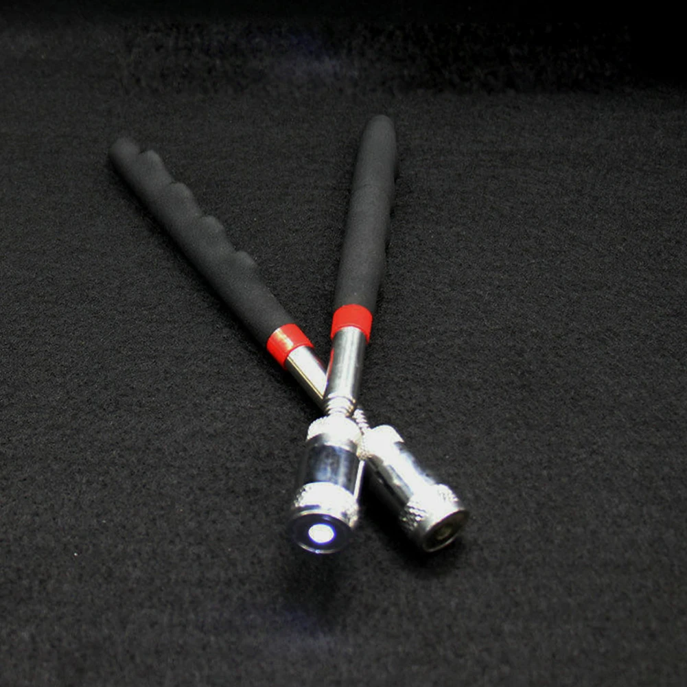 Универсальный Магнит Сильный всасывающий телескопический удлинитель с подсветкой звукоснимателя для всасывающего винта, гайки инструменты, всасывающие стержни инструменты