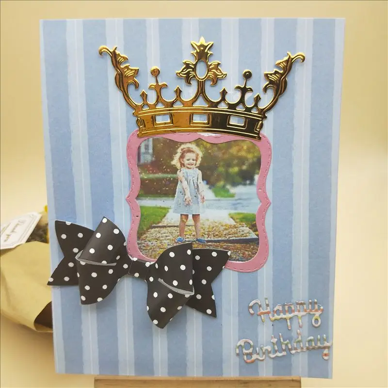 

Princess Crown Metal Cutting Dies New 2019 for Scrapbooking DIY Album Embossing Folder Paper Card Maker Template Stencils