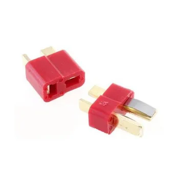 

Wholesale 1 Pair of Fireproof T Plug Connector RC Parts For RC ESC Battery Connectors Male Female