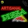 Artisanal Pizza NEON SIGN REAL GLASS BEER BAR PUB LIGHT SIGNS store display Restaurant Advertising food dining Lights 19*15