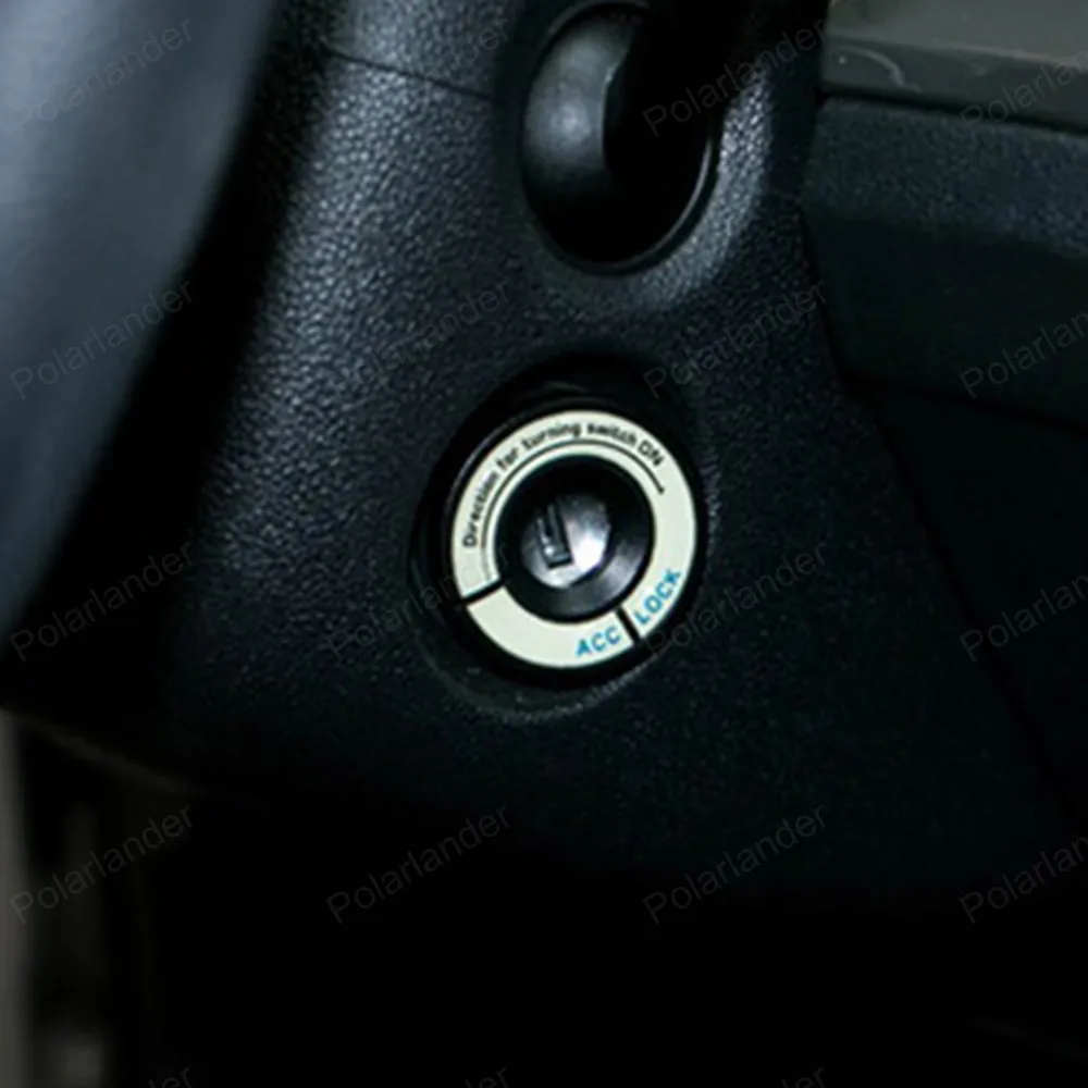 

For VW Vavida polo bora GOLF6CC touareg Sagitar Car Styling Luminous Key Ring Ignition Switch Cover Sticker