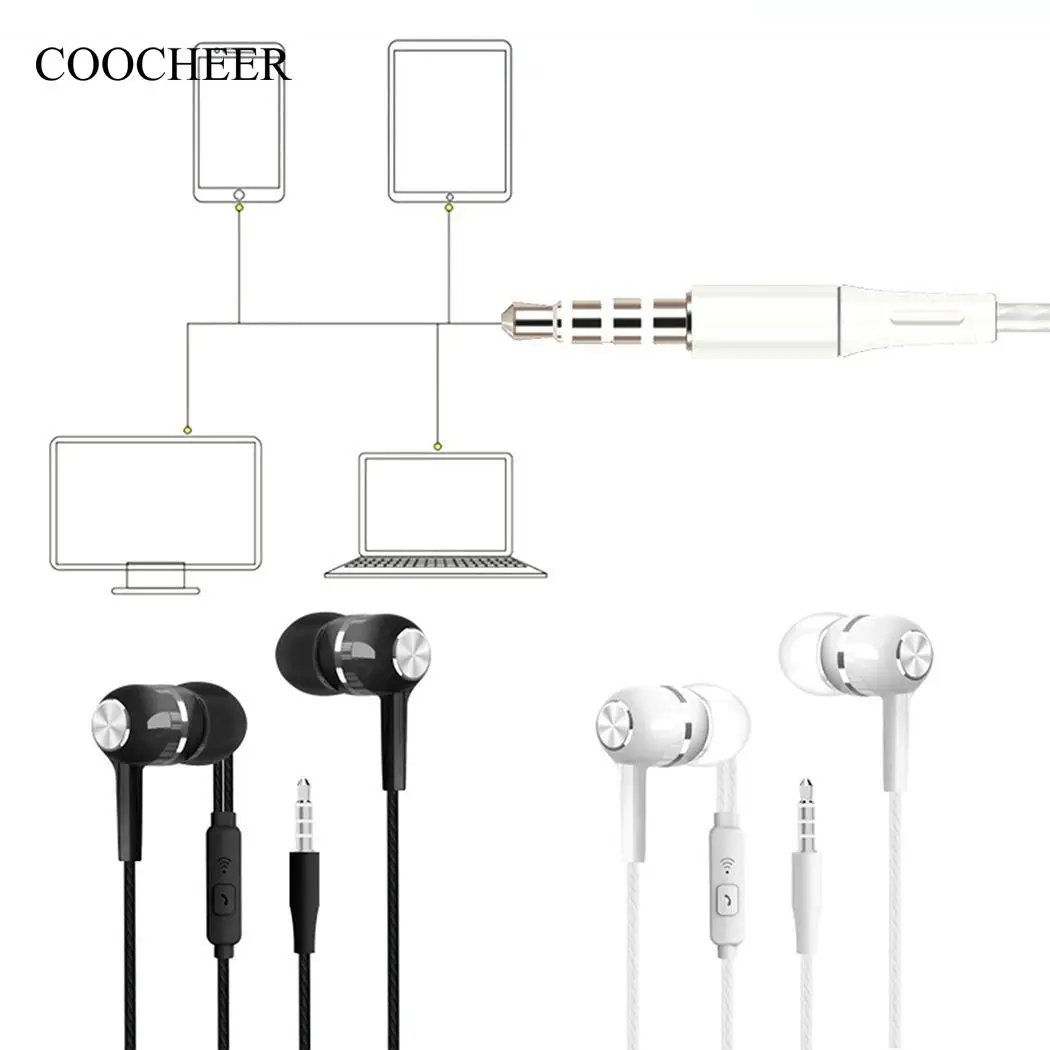 

Stereo General In-Ear Earphones Earbuds Handsfree Sport Wired Headset
