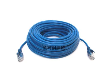 

25M CAT5 CAT5E RJ-45 ETHERNET LAN NETWORK PATCH CABLE BLUE MALE CONNECTOR ADSL cable