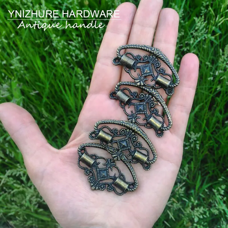 50pcs 48*28mm vintage furniture handles Packaging Metal handle antique handle wooden wine vintage drawer knob 50pcs 48*28mm vintage furniture handles Packaging Metal handle antique handle wooden wine vintage drawer knob