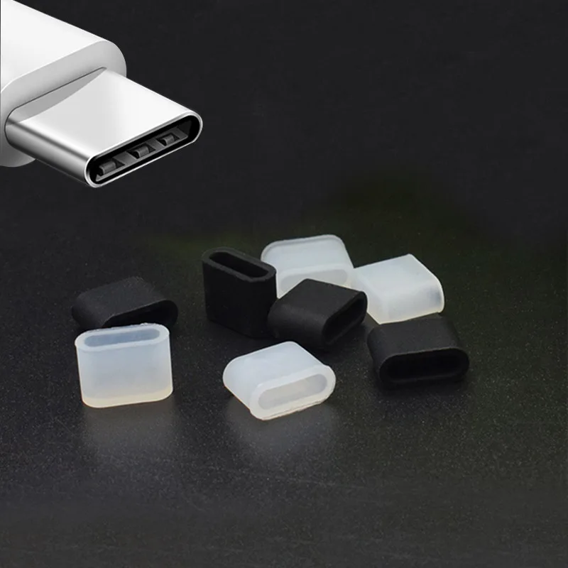 

20-1000pcs Type-C data line dustproof cover, dustproof sleeve, Plug Protective sleeve, protective sleeve