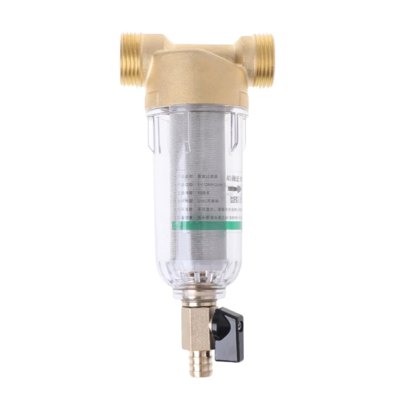 

1 Inch 4 Points Prefilter Stainless Steel Water Purifier Mesh Copper Tap Faucet