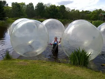 

roll inside aqua ball
