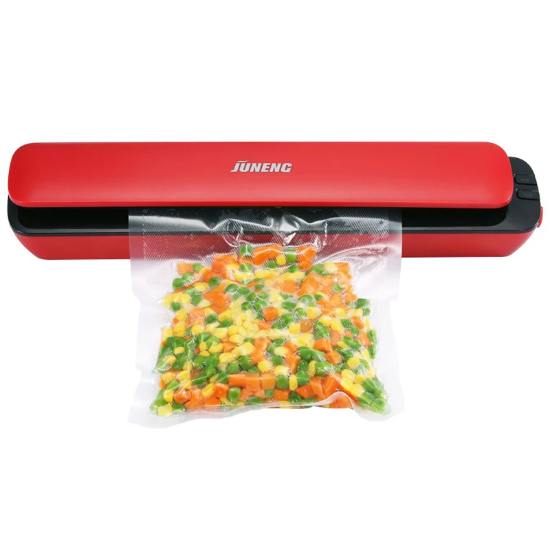 JUNENG vacuum sealer 220V mini food vacuum sealer with food savers bags