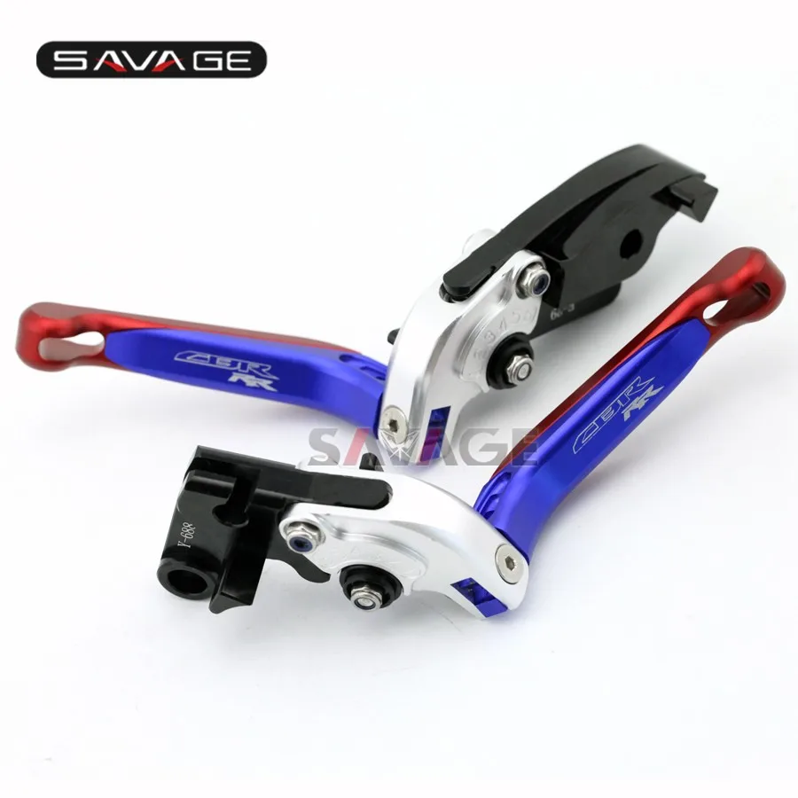 

For HONDA CBR 600RR CBR600RR 2003-2006 CBR954RR 2002-03 Motorcycle Adjustable Folding Extendable Brake Clutch Levers logo CBR RR