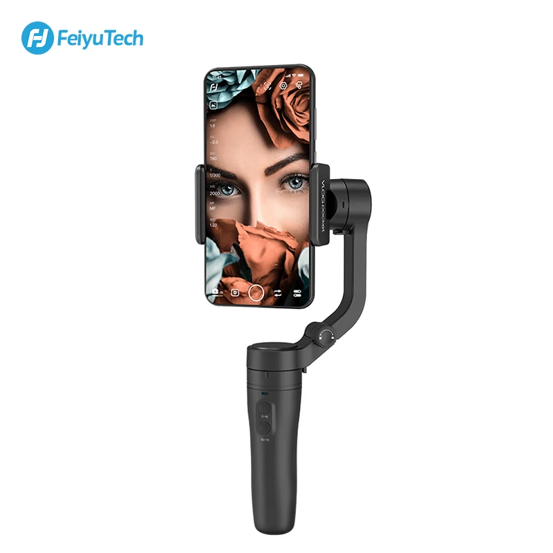 

FeiyuTech Vlog Pocket Pink 3-Axis Handheld Smartphone Gimbal Stabilizer for xiaomi iphone gopro action camera vs dji osmo m
