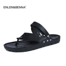 Летние кожаные сандалии; мужская повседневная обувь; Мужские Модные фирменные качественные пляжные сандалии; шлепанцы; Вьетнамки; сандалии; sandalias mujer