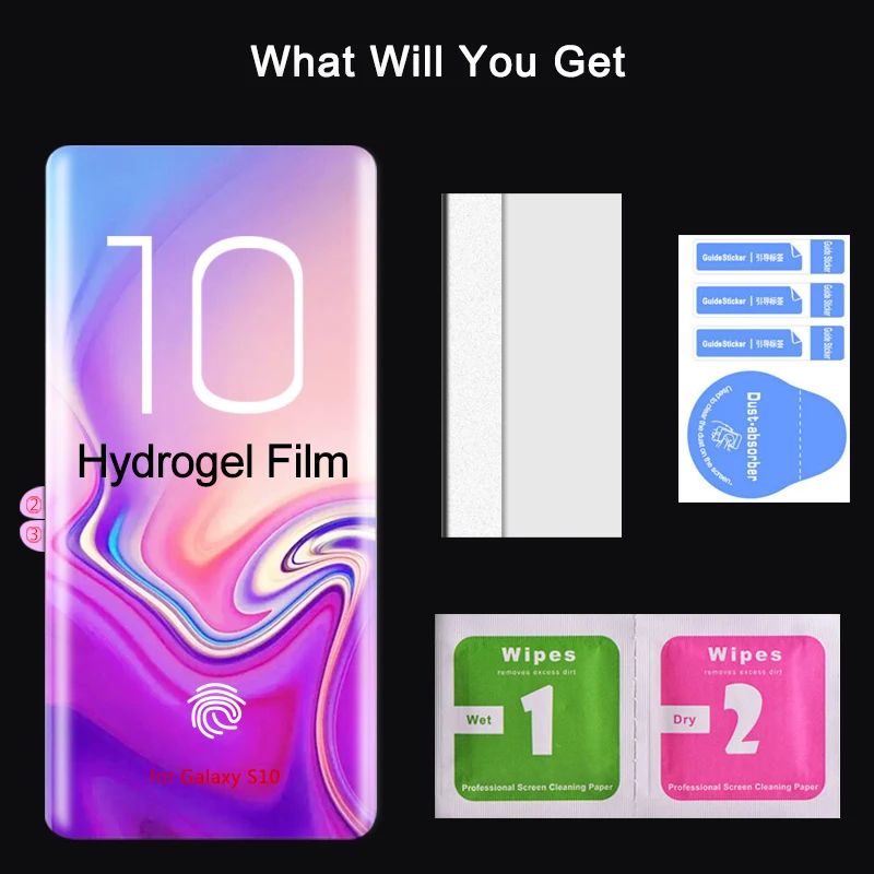 Hopelf Защитная пленка для samsung Galaxy S10 плюс Экран протектор мягкая S10E (не