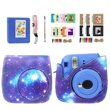 Камера сумка для Fuji фотоаппарат Polaroid Мини 8/9 ремень наклейка-Лупа фильтр Рамка для фотографии; альбом Стикеры аксессуары