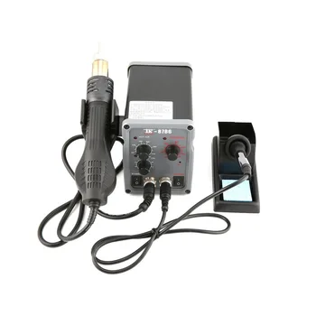 

TAIKD 2 In 1 Rework Soldering Station Hot Air Blower Heat Gun Welding Solder Iron Repair Tool For Repair Watch Mobile Phone
