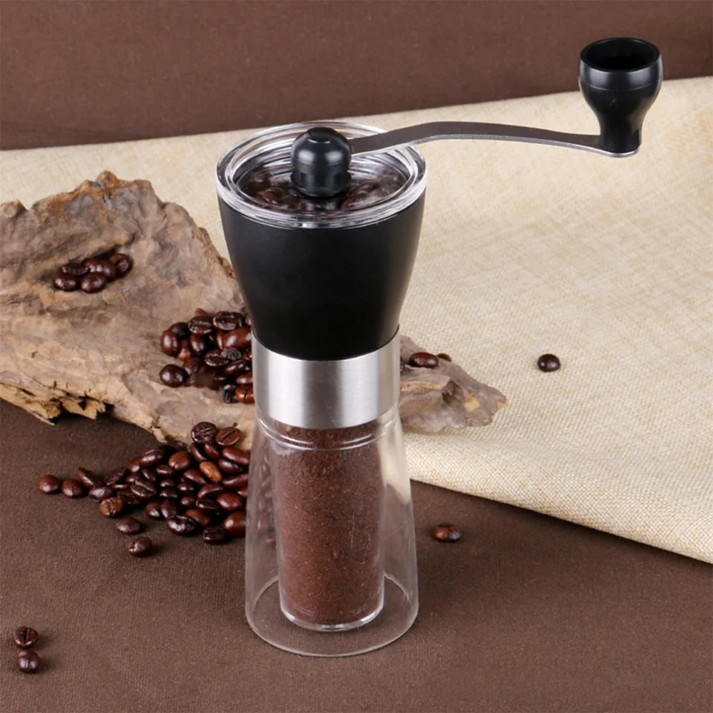 

350ml Hand Grinder Manual Coffee Grinder Plastic Coffee Machine Hand Coffee Bean Grinder Ceramic Grinding Core Washable Grinder