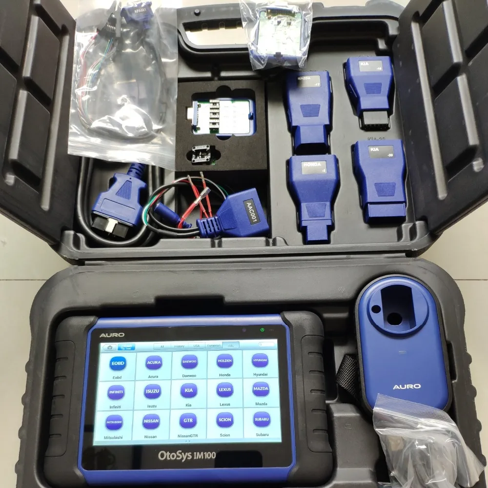 Оригинальный AURO OtoSys IM100 Супер OBD2 ключ программист поддержка IMMO ЭБУ/чип EEPROM чтение