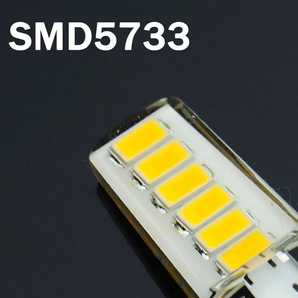 DC12V G4 SMD 5733 лампада светодиодный светильник силиконовый свет spotlightbombillas лампы для