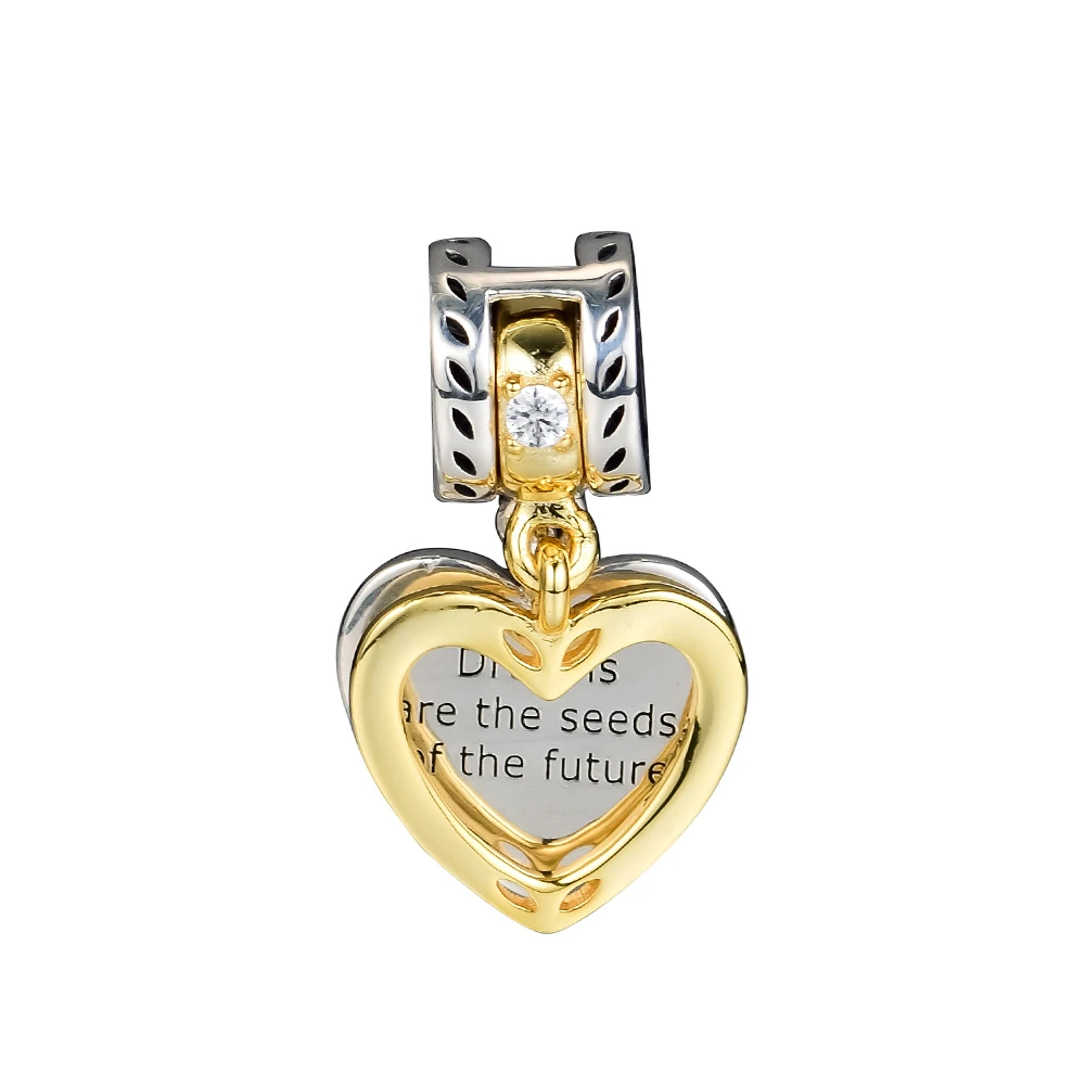 

CKK 925 Sterling Silver Seeds Of The Future Dangle Charm Beads Original Jewelry Making Fits For Bracelets & Necklace