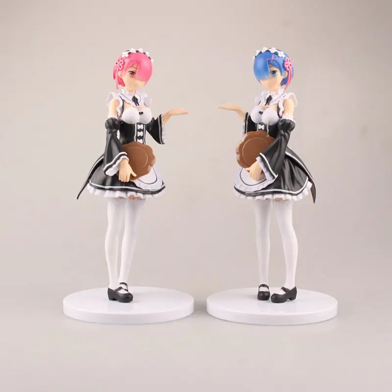 

Anime Re:Life in a different world from zero Rem & Ram Sexy Maid ver.PVC Action Figure Collectible Model Toys Doll 22cm ACAF092