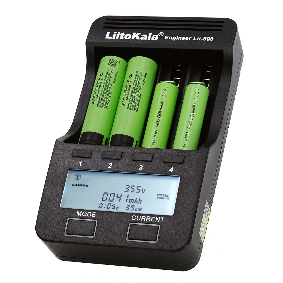 Liitokala Lii-S2 Lii-S1 Lii-PD4 Lii-500 18650 battery charger 1.2V 3.7V 3.2V AA/AAA 26650 21700 NiMH li-ion smart charger