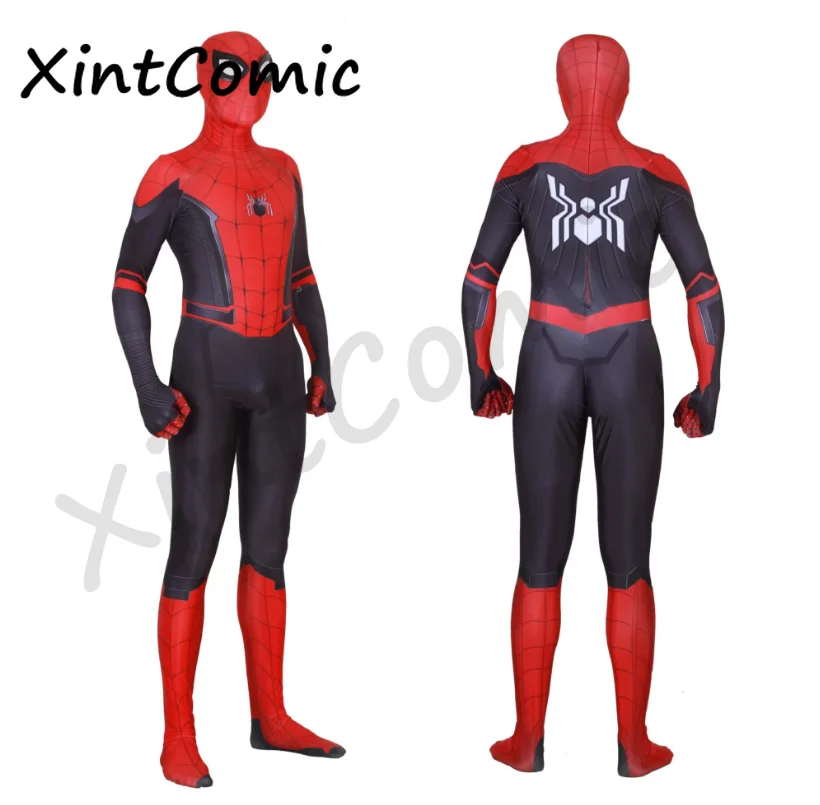 Wholesale Spiderman Costume Spiderman Home Cosplay Costume Tom Holland Suit High-quality Zentai Jumpsuits disfraz