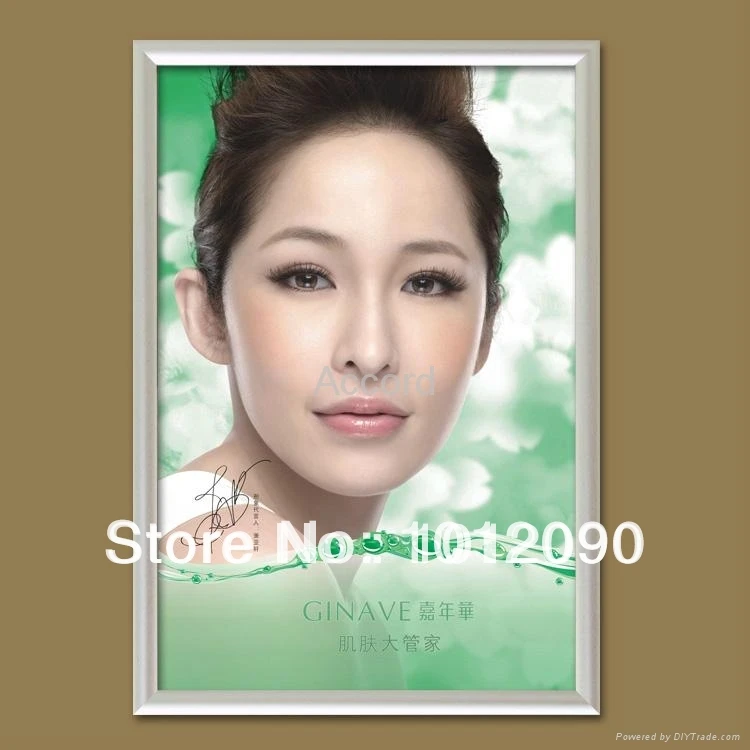 

Aluminum poster board snap frame Custom poster board Photo Frame Wall Mount Graphic Printing