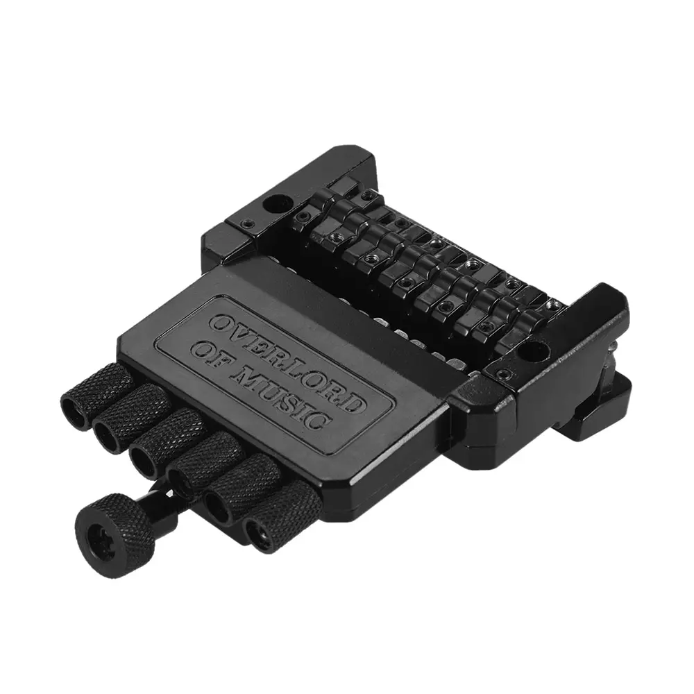 

High Quality 6-string Electric Guitar Tremolo Tailpiece Bridge System for Headless Guitar Part Black