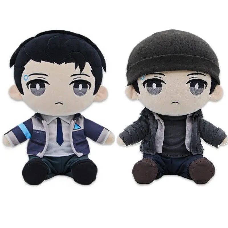 

Detroit: Become Human DBH Connor RK800 Plush Stuffed Pillow Doll Cushion Plushie Toy Dress Up Clothes Hat Cute Gift Game Cosplay
