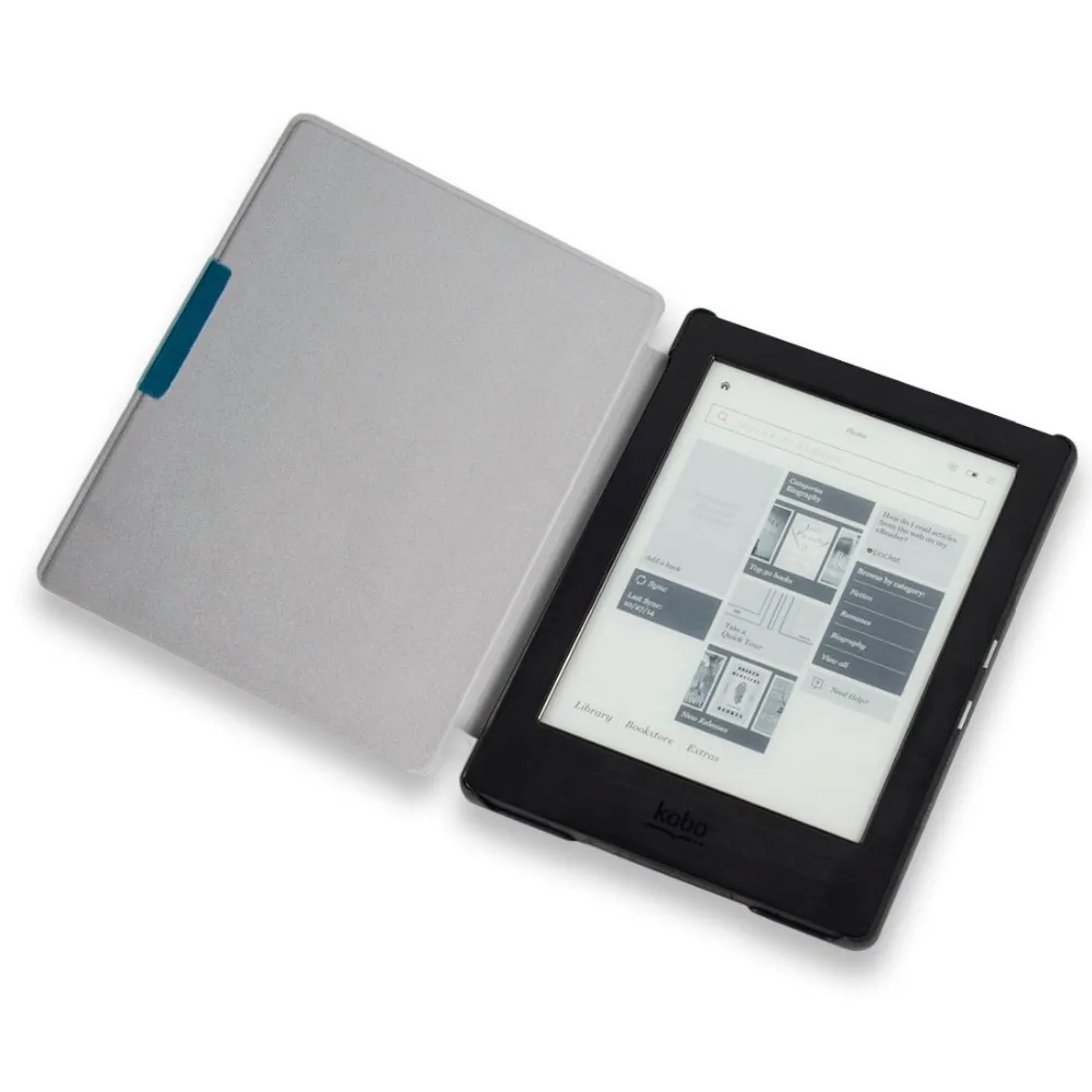 Тонкий кожаный чехол для kobo aura h2o 6,8 ereader smart cover для Kobo aura h2o 6,8 дюймов ereader capa