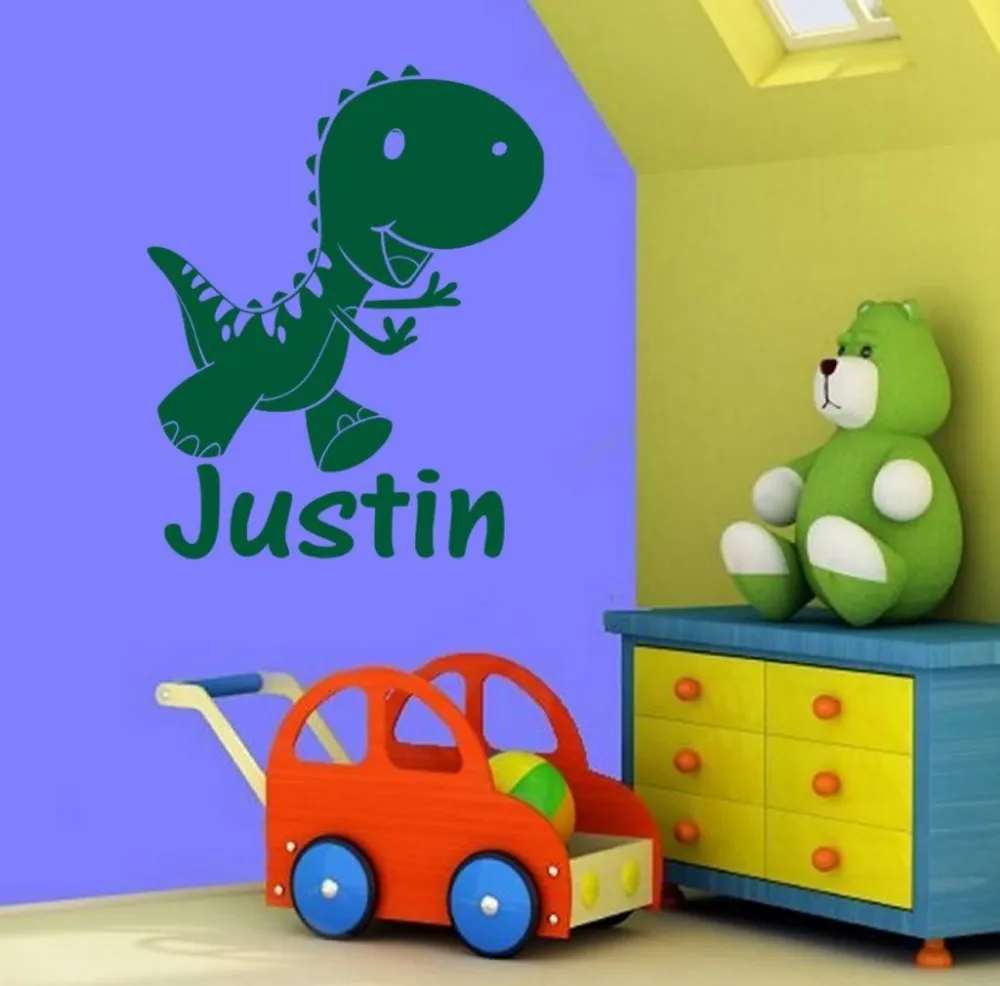 Customer made Personalized Dinosaur Wall Decal Wall Sticker Home Decor