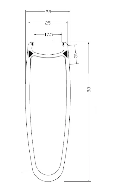 Best 1699G COMBO Wheels Front 60mm Rear 88mm 700C Carbon Clincher Road Bike Wheels 25mm Wide U Shaped Bicycle Wheelset SAPIM CX-RAY 1
