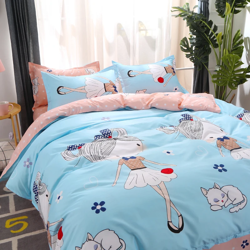 Детский комплект постельного белья из 2/4 предметов 140x200 x см|king queen size|bedding twinduvet cover